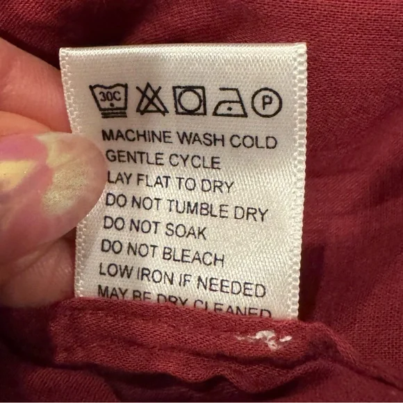 Ivy City co Gracie Maxi Dress in Wine burgundy Cotton size small NWT - Picture 13 of 13